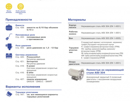 Центробежный насос Ebara CDM/G 200/15 THERMAL SIGN. EST (Артикул 1990101000G)  купить (фото)