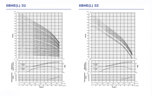 Скважинный многоступенчатый погружной насос Ebara 6BHE 32-7 50-60HZ DOUBLE CABLE (Артикул 3653200107)  купить (фото, вид 5)